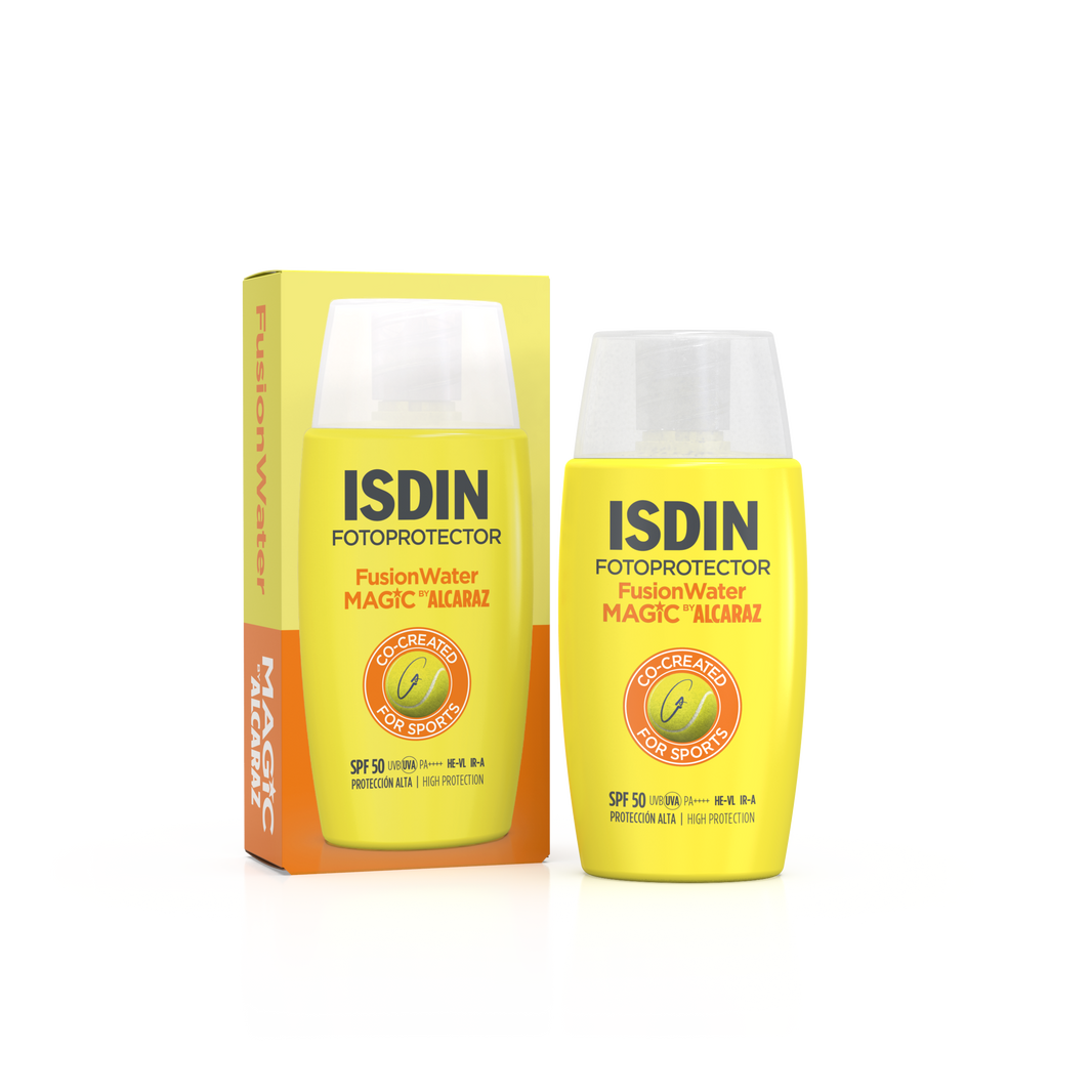 Fotoprotector ISDIN Fusion Water Magic by Alcaraz SPF 50 (édition limitée)