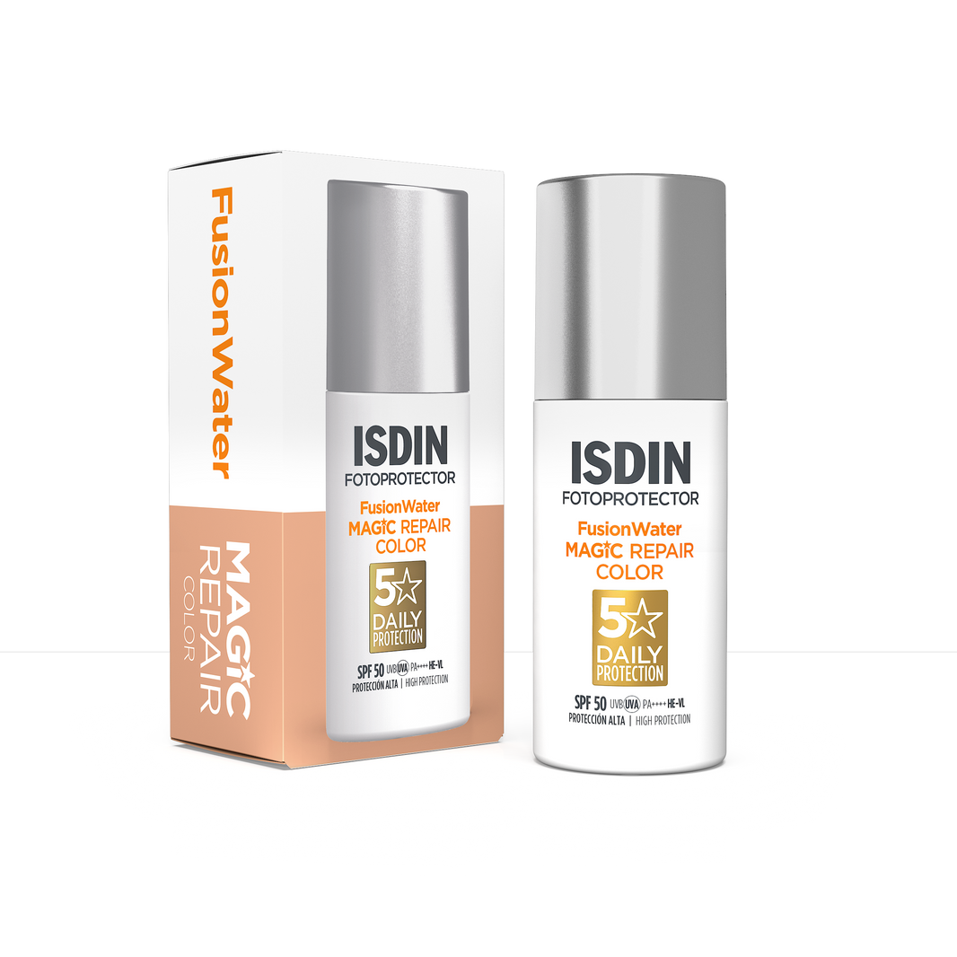 Fotoprotector ISDIN Fusion Water Magic Repair Color SPF 50